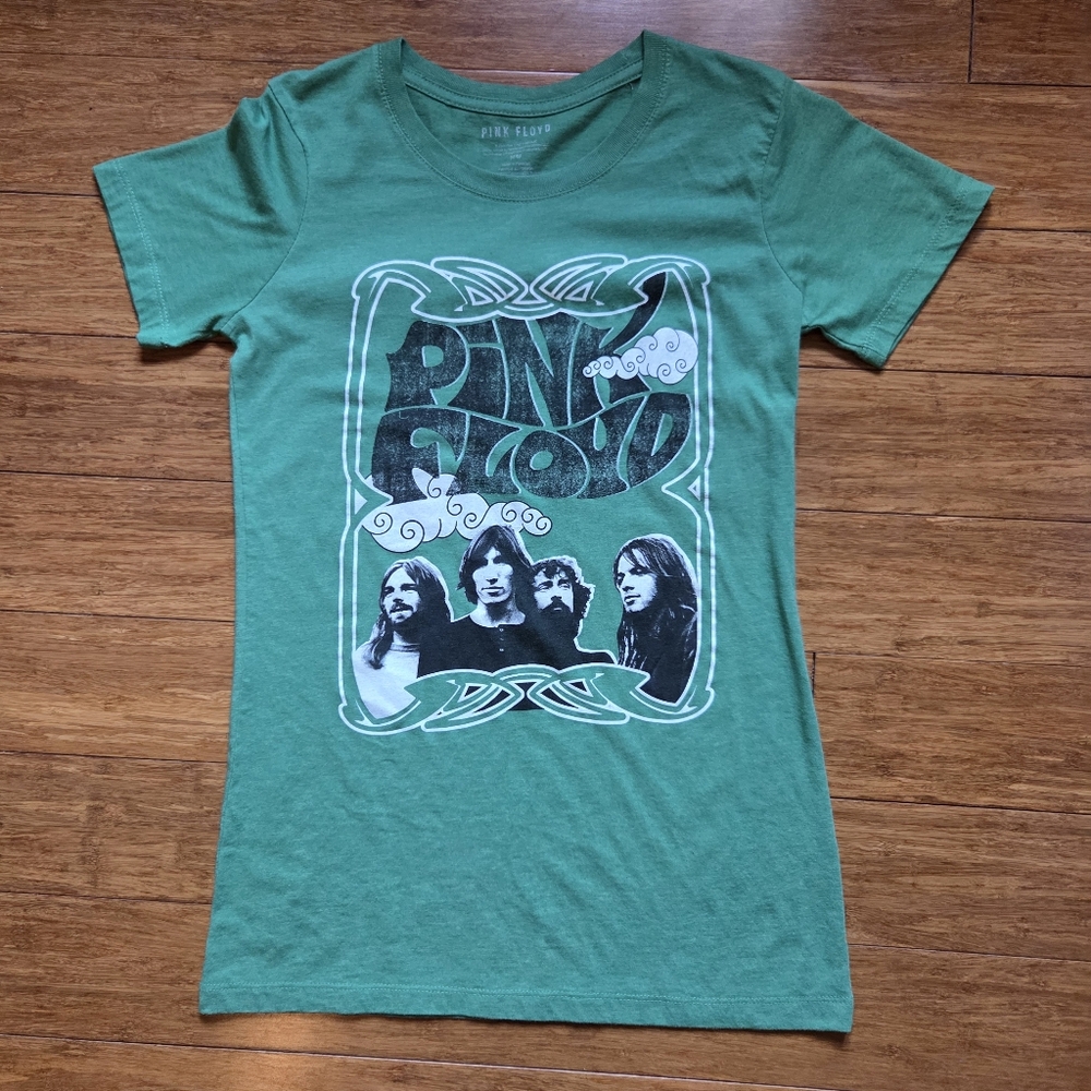 Pink Floyd Green Graphic Tee M - NWOT